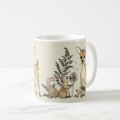 Reh und Eichhörnchen  Kaffeetasse (VorderseiteRechts)