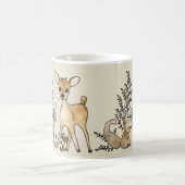 Reh und Eichhörnchen  Kaffeetasse (Mittel)