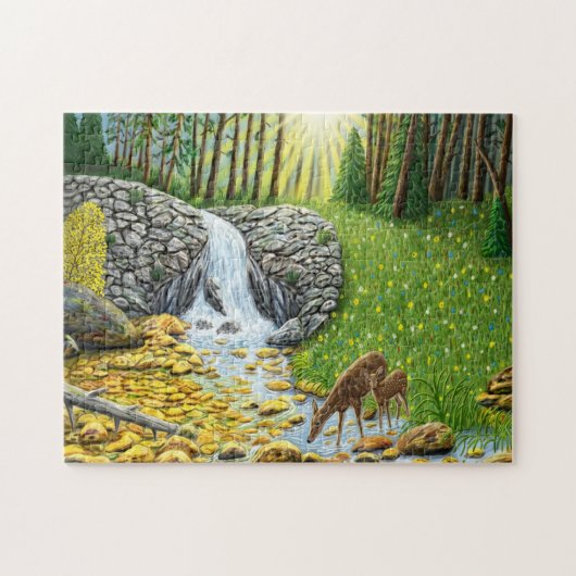 Reh und Hirschkalb 252 PC Puzzle (Horizontal)