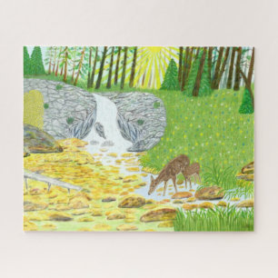Reh und Hirschkalb 520 Teile Puzzle