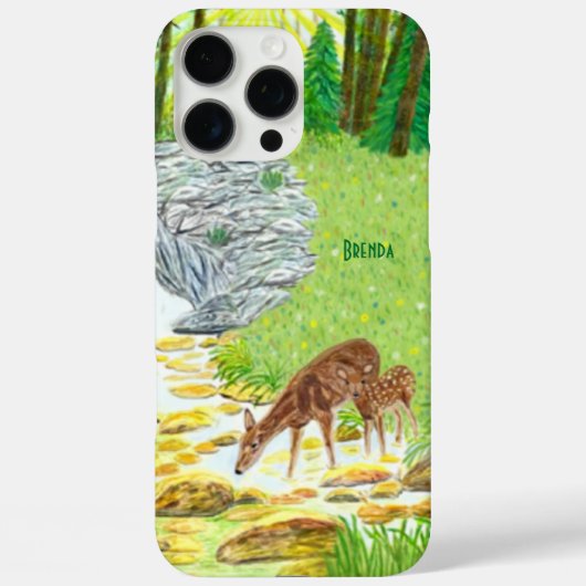 Reh und Hirschkalb Case-Mate iPhone Hülle (Rückseite)