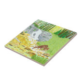 Reh und Hirschkalb Fliese (Seite)