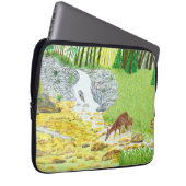 Reh und Hirschkalb Laptopschutzhülle (Vorne Rechts)