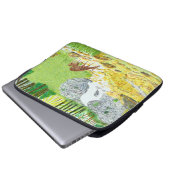 Reh und Hirschkalb Laptopschutzhülle (Vorne Knopf)