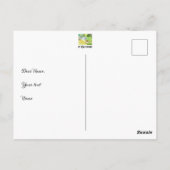 Reh und Hirschkalb Postkarte (Rückseite)