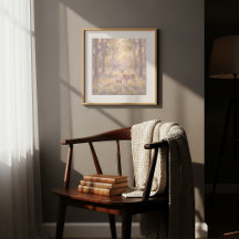 Reh- und Hirschkalb-Wandkunst