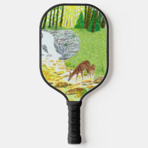 Reh und Hirschkuh Pickleball Schläger