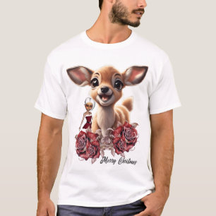 Reh und niedliche Elfen T-Shirt