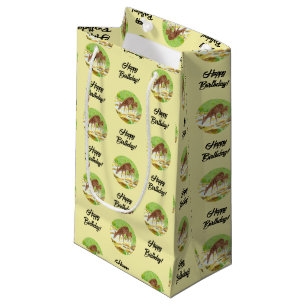 Reh und Rehkitagelb Kleine Geschenktüte