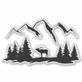 Reh Vinyl Sticker. Aufkleber (Vorderseite)