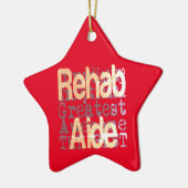 Rehab Aide Extraordinaire Keramik Ornament (Links)