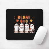Rehab Boo Halloween Fun Ghost Physical Therapy Ot  Mousepad (Mit Mouse)