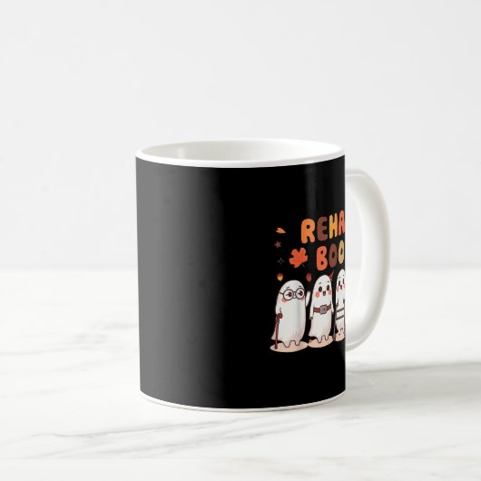 Rehab Boo Halloween Spaß Geist Physiotherapie Ot  Kaffeetasse (VorderseiteRechts)