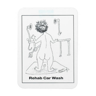 Rehab Car Wash Magnet