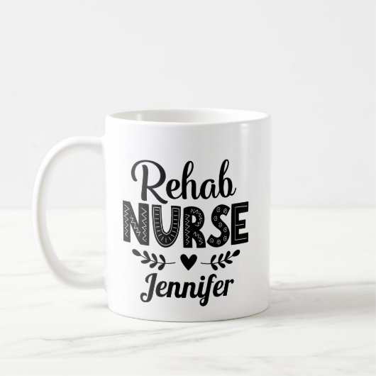 Rehab-Geschenk für Krankenpflege Kaffeetasse (Links)