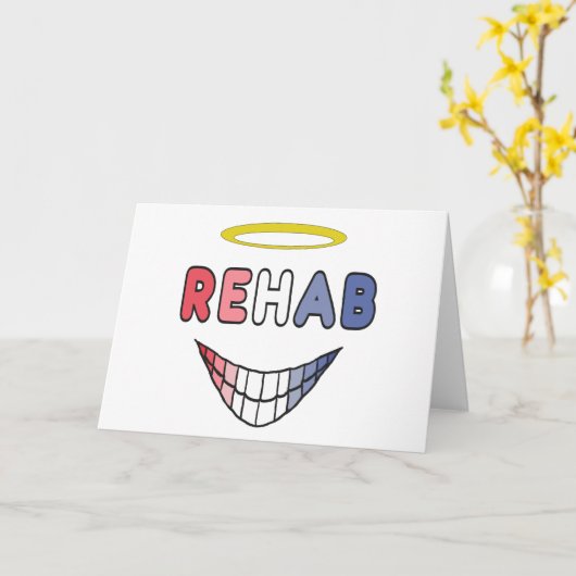 Rehab Karte (Gelbe Blume)