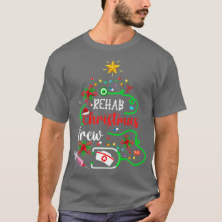 Rehab Nurse Weihnachts-Crew Krankenschwester Squad T-Shirt