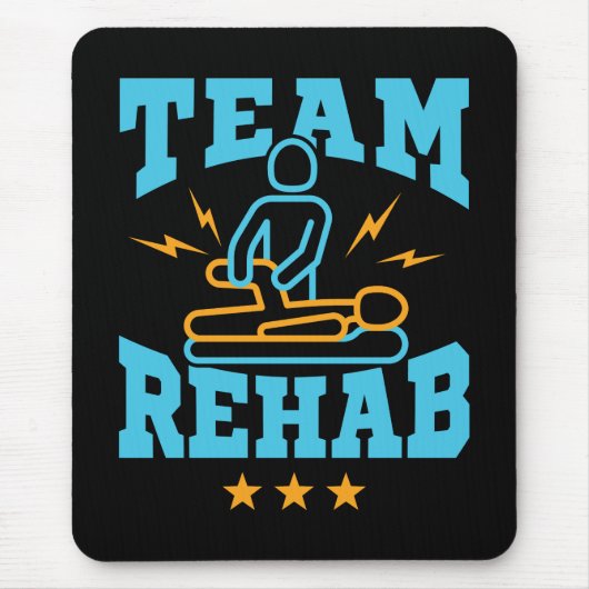 Rehab Rehabilitation Physikalische Therapie Mousepad (Vorne)