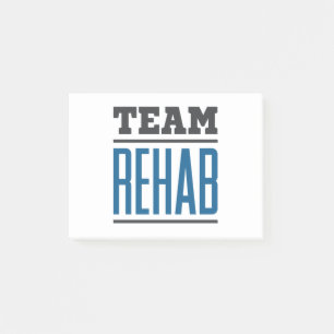 Rehab-Rehabilitationstechniker Post-it Klebezettel