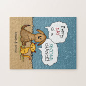 Rehabilitation u. Detox-Cartoon: Puzzle (Horizontal)