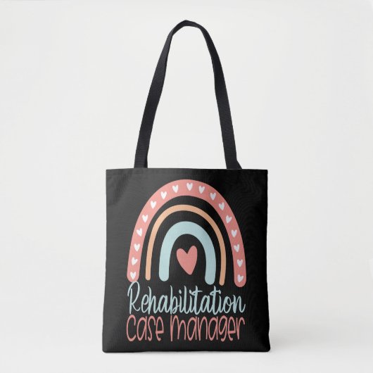 RehabilitationsCase Manager Boho Rainbow Tasche (Vorderseite)
