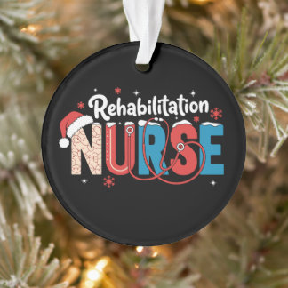 Rehabilitationskrankenschwester Weihnachten Stetho Ornament