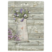 rehabilitierter Bauernhaus-Sommerlavendel der Klemmbrett (Rückseite)