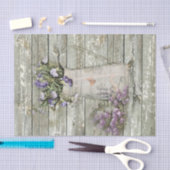 rehabilitierter Bauernhaus-Sommerlavendel der Seidenpapier (Handwerk)