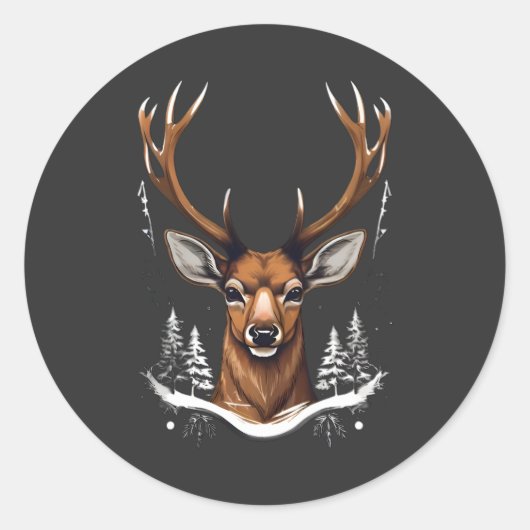 Rehaufkleber Runder Aufkleber (Vorderseite)