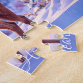 Rehe an das Herz des Weihnachtsmannes - Rentier Puzzle (Seite)