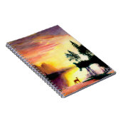 Rehe im MorgenNotebook Notizblock (Rechte Seite)