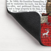 Rehe im Ski Sweater 2 Mousepad (Ecke)