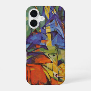 Rehe im Wald II von Franz Marc, Vintage Art iPhone 16 Hülle