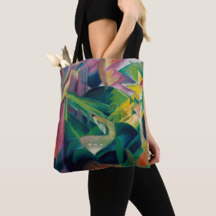 Rehe in einem Klostergarten von Franz Marc Tasche