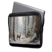 Rehe in Winter Electronics Bag Laptopschutzhülle (Vorderseite Links)