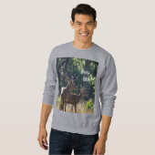 Rehe-Tag-Langarm-Oberteil Sweatshirt (Vorne ganz)