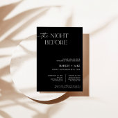 Rehearsal Dinner Invite | The Night Before Einladung