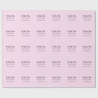 Rehearsal dinner One day away night before name da Geschenkpapier