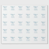 Rehearsal dinner the night before simple minimal m geschenkpapier (Flach)