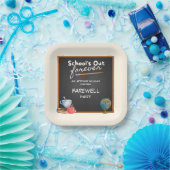 Reheld Teacher Chalkboard Farewell Party Pappteller (Party)