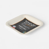 Reheld Teacher Chalkboard Farewell Party Pappteller (Gewinkelt)