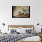 Rehfrize, c.1700 v. Chr. Leinwanddruck (Insitu (Schlafzimmer))