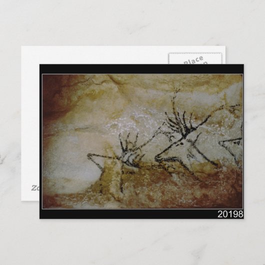 Rehfrize, c.1700 v. Chr. Postkarte (Vorne/Hinten)