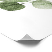 Rehgeschlechterneutrale Babydusche - Begrüßungszei Poster (Ecke)