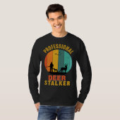 Rehjäger Vater Jagdschein Jagdhund T-Shirt (Vorne ganz)