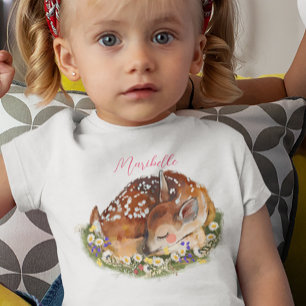 Rehkind Mädchen Baby T-shirt