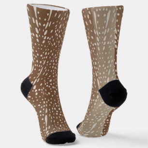 Rehkitz Baby Reh Tierdruck Muster Socken
