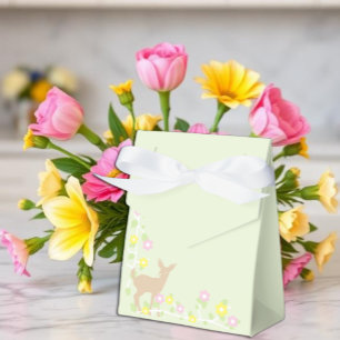 Rehkitz-Blumen-Mädchen-Baby-Party Geschenkschachtel