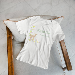 Rehkitz-Blumen-Mädchen-Baby-Party T-Shirt