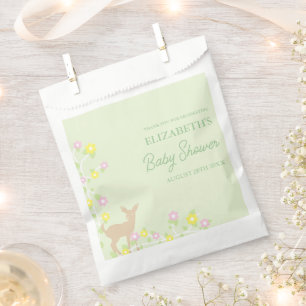 Rehkitz-Blumenmädchen-Baby-Party Geschenktütchen